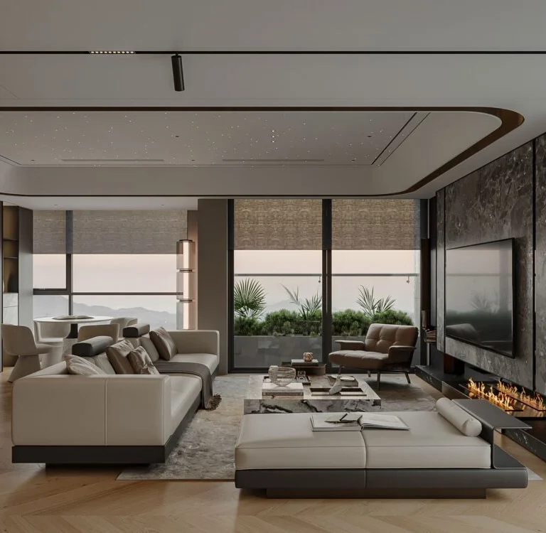 Penthouse interior design
