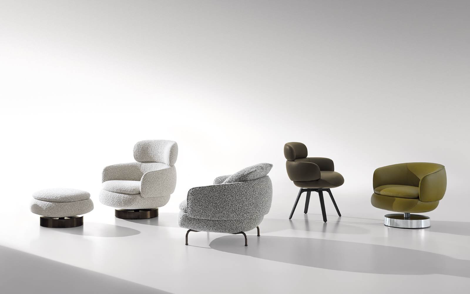 Custom furniture in Dubai featuring bespoke upholstered chairs, armchairs and accent seating in contemporary designs